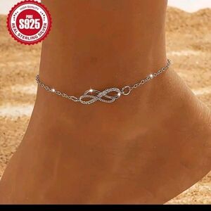 Kohl's Sterling Silver Infinity Ankle Bracelet
